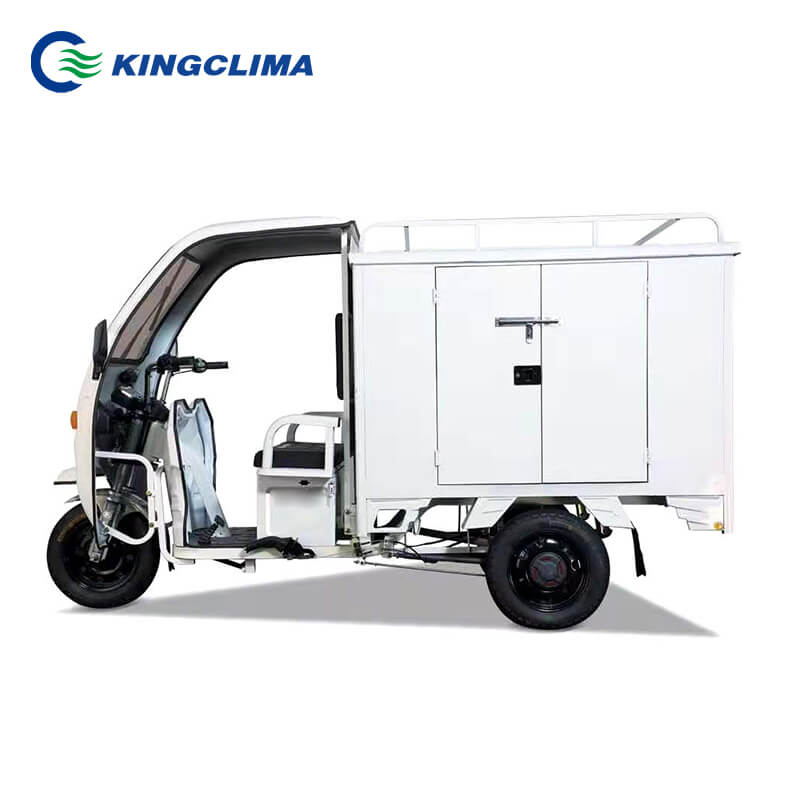 three-wheel electric refrigerator tricycle supplier