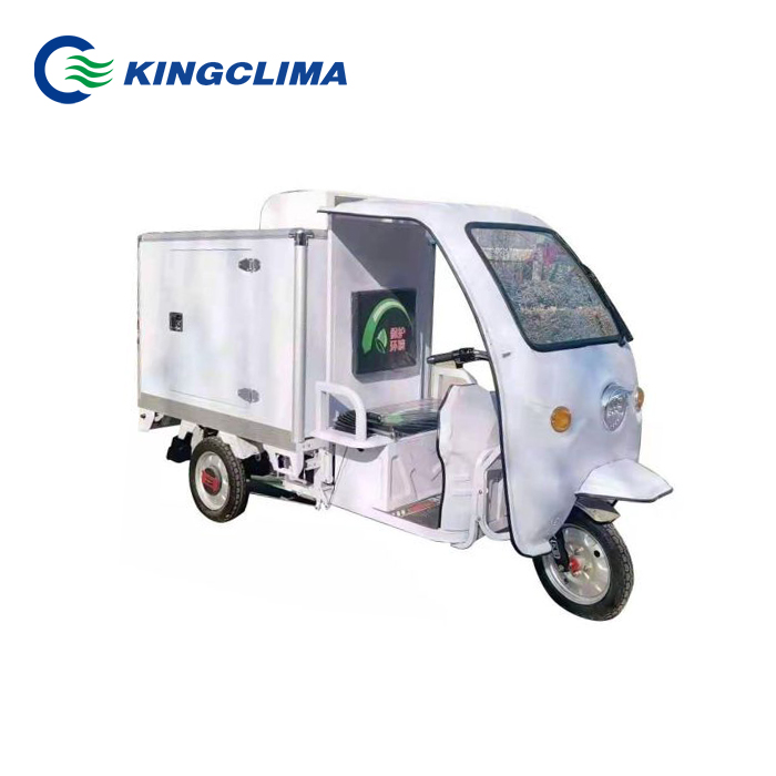 Kingclima B-100C pure electric fresh-keeping unit was exported to electric tricycle factory