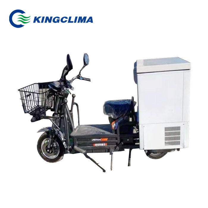 Electric refrigerated two-wheeler